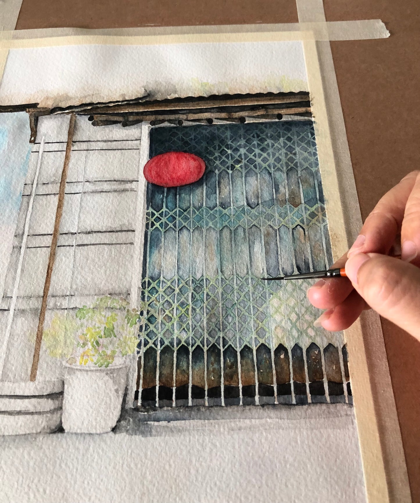 A Quiet Doorway in Hội An - Fine Art Print