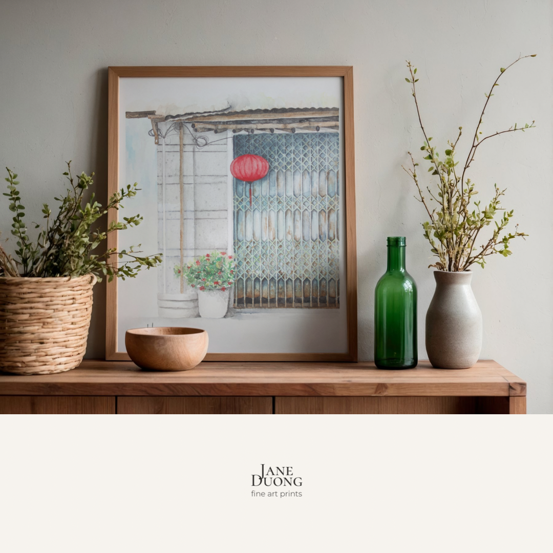 A Quiet Doorway in Hội An - Fine Art Print