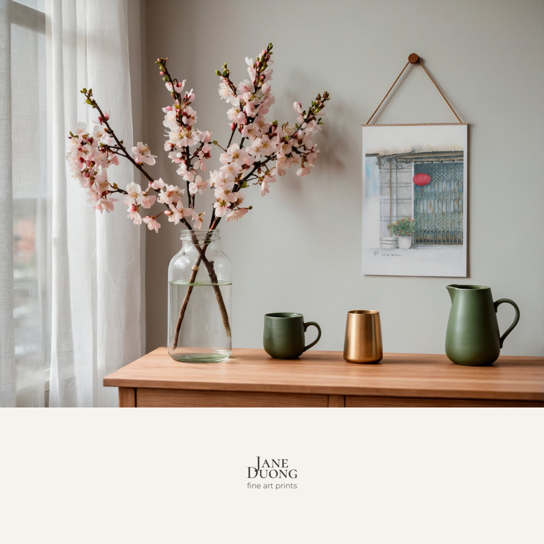 A Quiet Doorway in Hội An - Fine Art Print