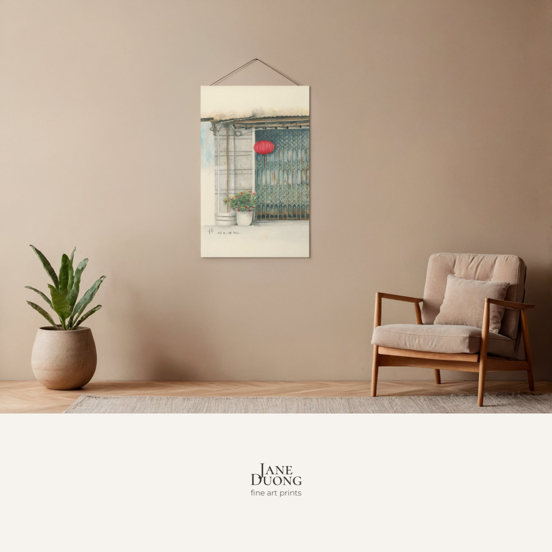 A Quiet Doorway in Hội An - Fine Art Print