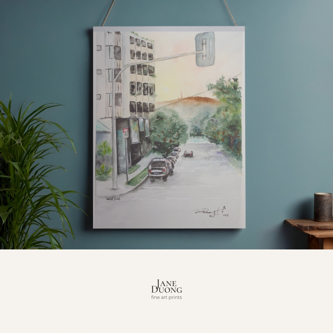 Where the Streets Slow (West End) - Fine Art Print