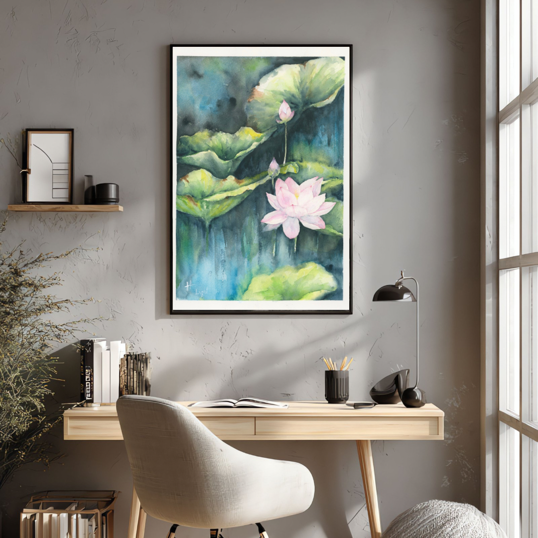 Lotus and Light - Fine Art Print
