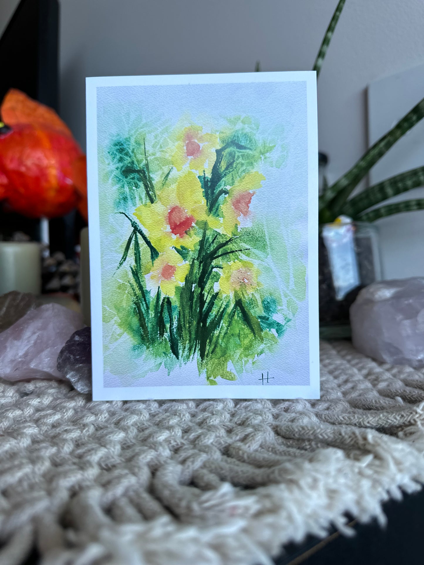 Daffodil Greeting Card